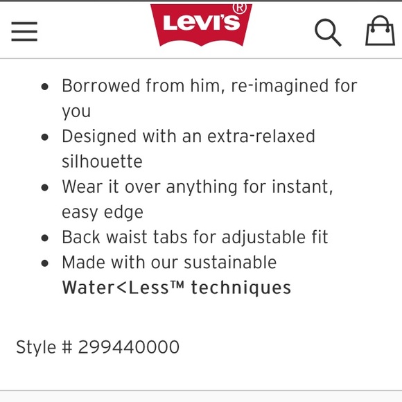 NWOT Levi’s Original Tucker Jean Jacket - Picture 6 of 7